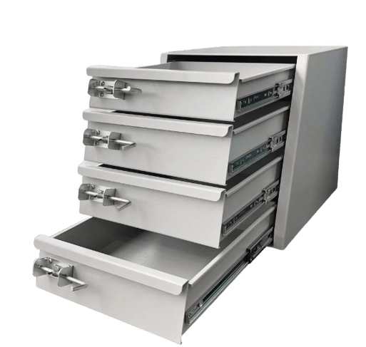 Canopy Drawer Unit Four Draw 700W x 550L x 670H (RAW - 700 Four Drawer) PRE ORDER) - OZI4X4 PTY LTD