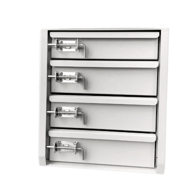 Canopy Drawer Unit Four Draw 700W x 550L x 670H (RAW - 700 Four Drawer) PRE ORDER) - OZI4X4 PTY LTD