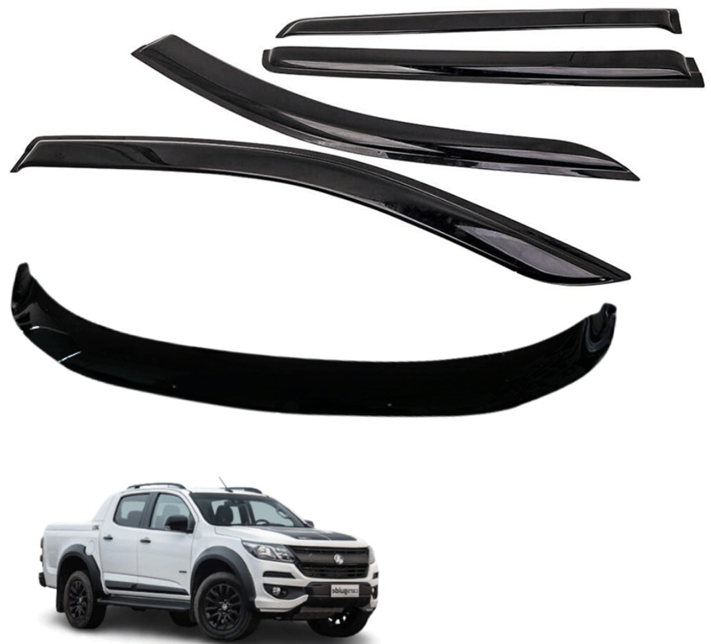 Combo Bonnet Protector + Weather shields suits Holden Colorado 2017-2022 - OZI4X4 PTY LTD