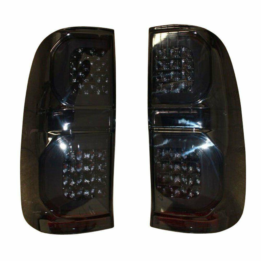 Smoked LED Tail Lights Suits Toyota Hilux 2005 - 2014