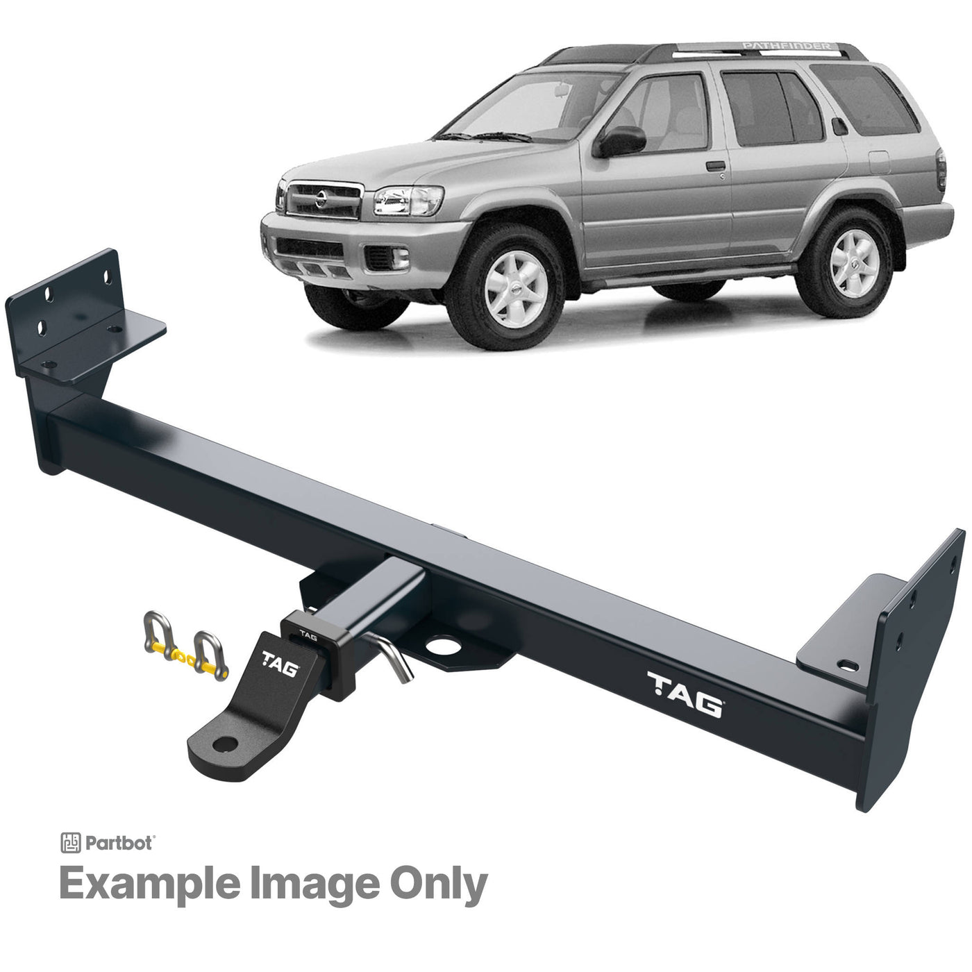 TAG Heavy Duty Towbar for Nissan Pathfinder (11/1995 - 07/2005) - OZI4X4 PTY LTD