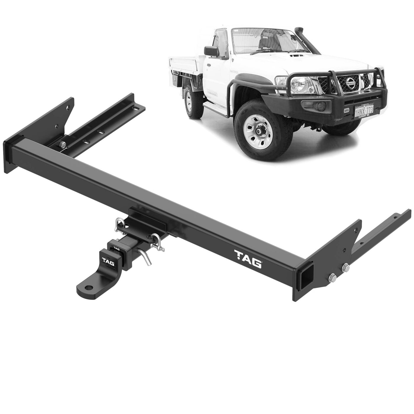 TAG Heavy Duty Towbar for Nissan Patrol (04/1992 - 02/2017) - OZI4X4 PTY LTD