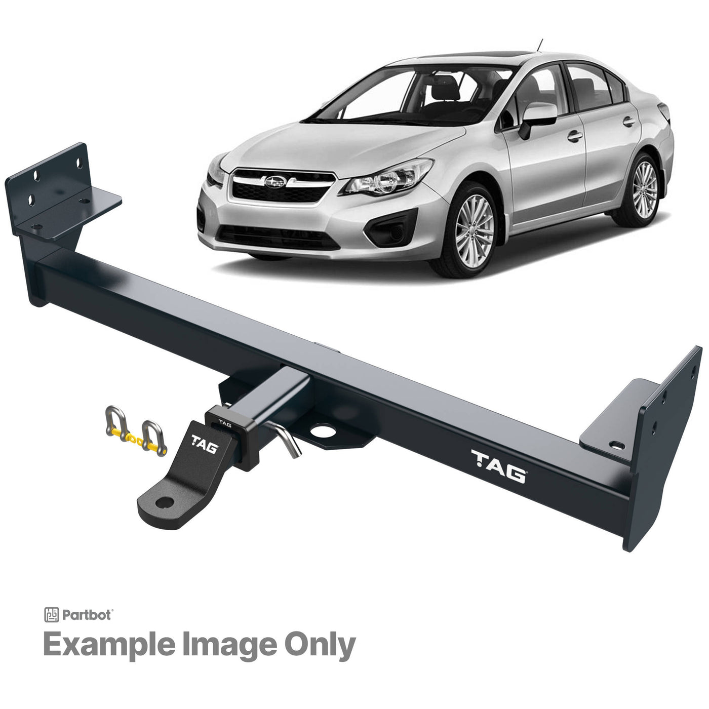 TAG Heavy Duty Towbar for Subaru Impreza (09/2008 - 01/2012) - OZI4X4 PTY LTD