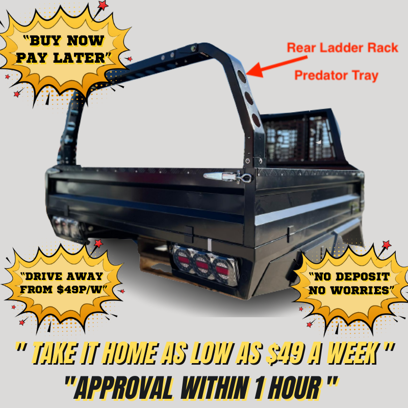 Predator Tray Rear Ladder Rack Suits Predator Steel Tray Only - OZI4X4 PTY LTD