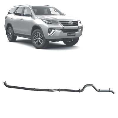 Redback Extreme Duty Exhaust Suitable For Toyota Fortuner 2.8L (01/2015 - on) - OZI4X4 PTY LTD