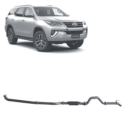 Redback Extreme Duty Exhaust Suitable For Toyota Fortuner 2.8L (01/2015 - on) - OZI4X4 PTY LTD