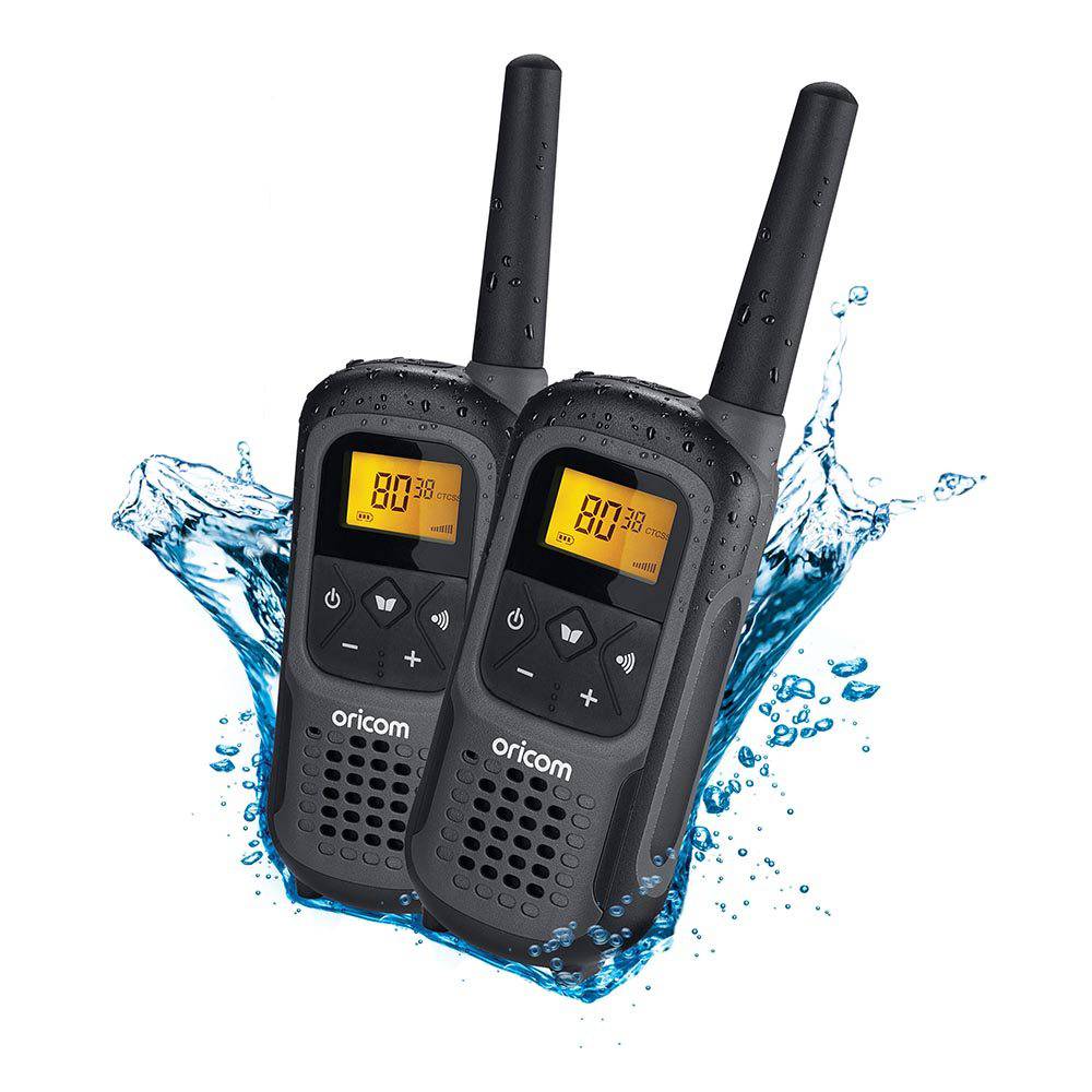 UHF2500 2 watt Waterproof Handheld UHF CB Radio Twin Pack