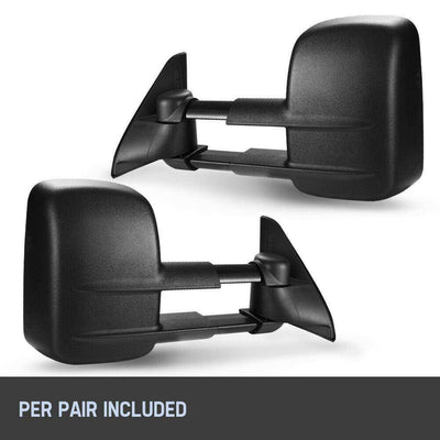 Extendable Towing Mirrors Suits Mazda BT50 2011-2020 (Blinker)