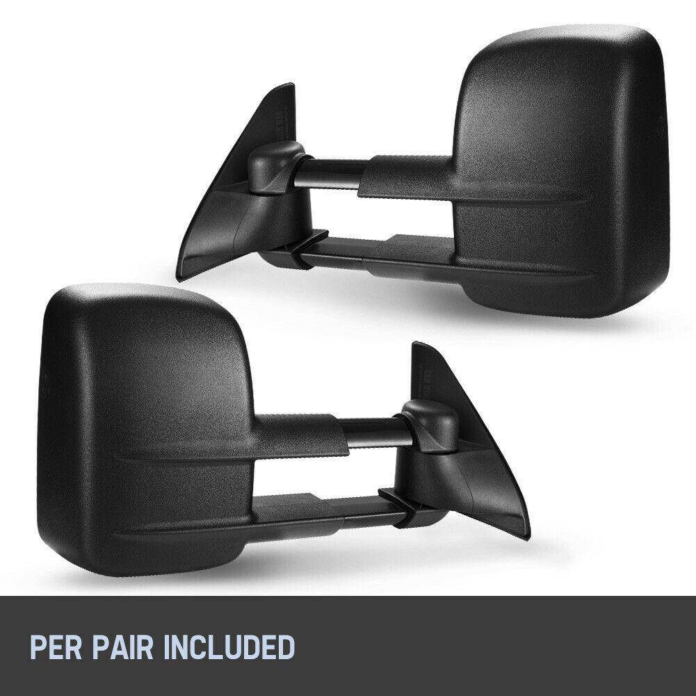 Extendable Towing Mirrors suits Nissan Patrol GQ (Non Blinker)