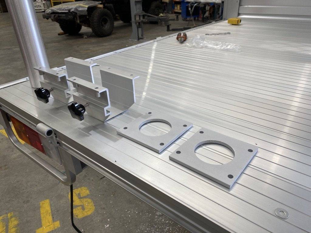 Aluminium Tray Rear Ladder Rack Universal