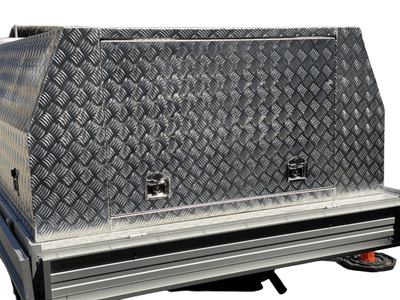 Premium 2400 Checker Plate Canopy (Non Jack Off Compatible) - OZI4X4 PTY LTD