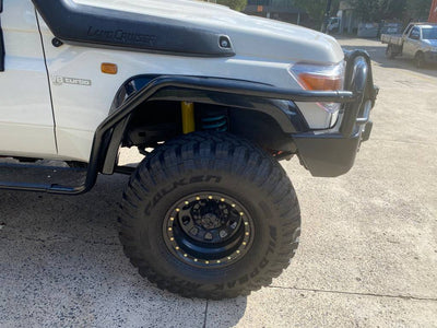 Adjustable Side Steps + Brush Bars suits Toyota Land Cruiser 79 series (Dual Cab) 2007-Current
