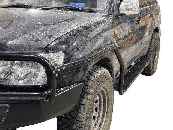 Sidesteps & Brushbars Suits Land Cruiser 100 Series 1998 - 2007 Fits IFS Only