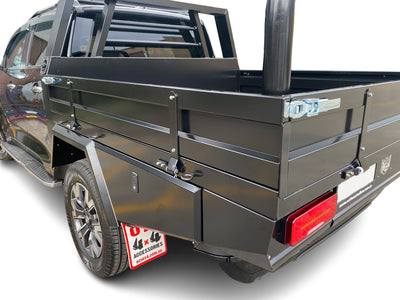 Premium 1900 Aluminium Tray Includes Water Tank Dual Cab Black