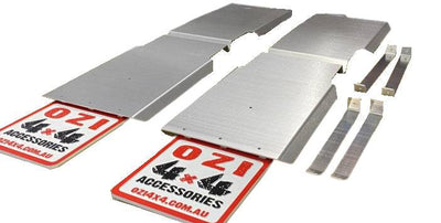 4 Piece Raw Aluminium Mud Guards (Universal) (PRE ORDER) - OZI4X4 PTY LTD