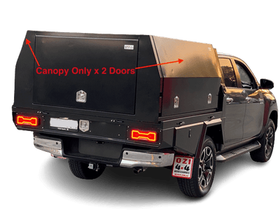 Premium 1900 Aluminium Tray + 2 Door Canopy Deal Premium Edition (Pre Order) - OZI4X4 PTY LTD