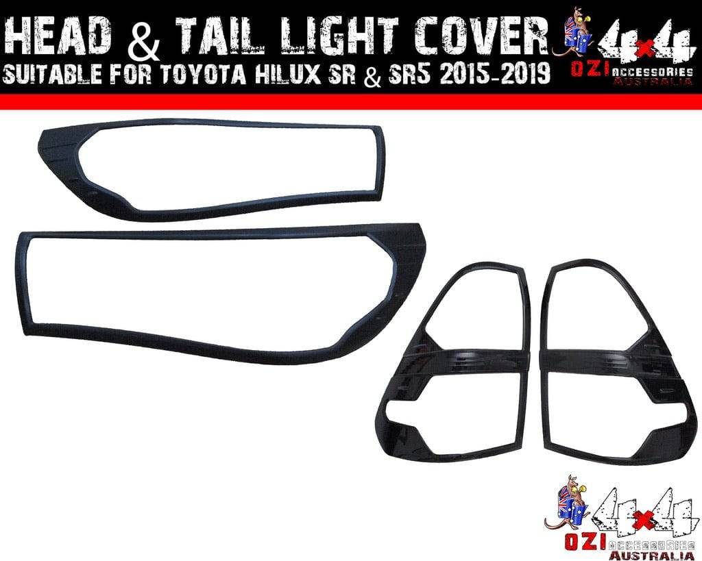 Head light & Tail light Trim Combo Suits Toyota Hilux 2015-2019