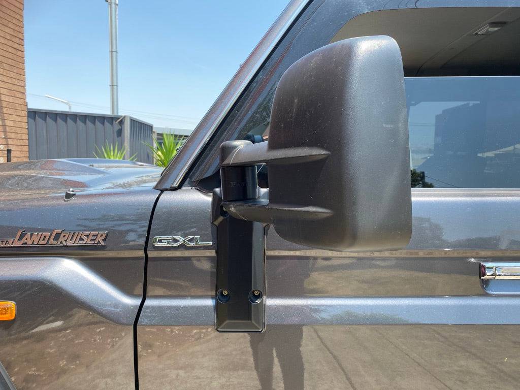 Extended Towing Mirror suits Toyota Land Cruiser 70,75,76,78,79 Series (Blinker)