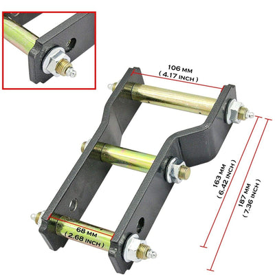 2" Front Spacer 2" Shackles Hilux SR & SR5 05-15 (Online Only)