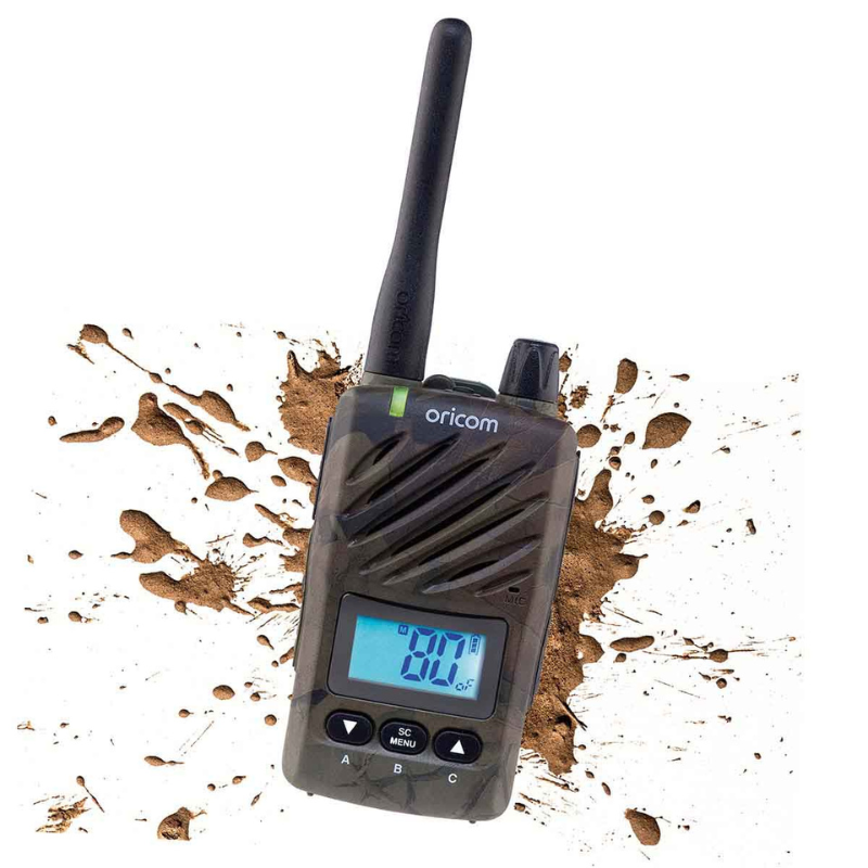 ULTRA550 CAMO Waterproof 5 Watt Handheld UHF CB Radio (ONLINE ONLY) - OZI4X4 PTY LTD