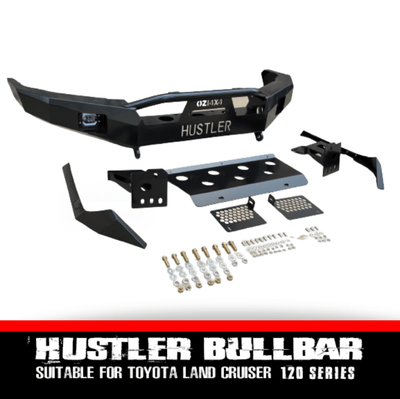 Hustler Bullbar GEN 2 Suitable For Toyota Land Cruiser 120 Series - OZI4X4 PTY LTD