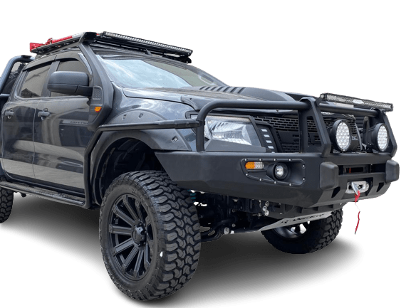 Commercial Bulbar + Side Steps & Brush Bars Suits Ford Ranger PX1, PX2 , PX3 2018 - Current Combo