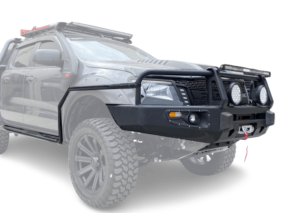 Commercial Bulbar + Side Steps & Brush Bars Suits Ford Ranger PX1, PX2 , PX3 2018 - Current Combo