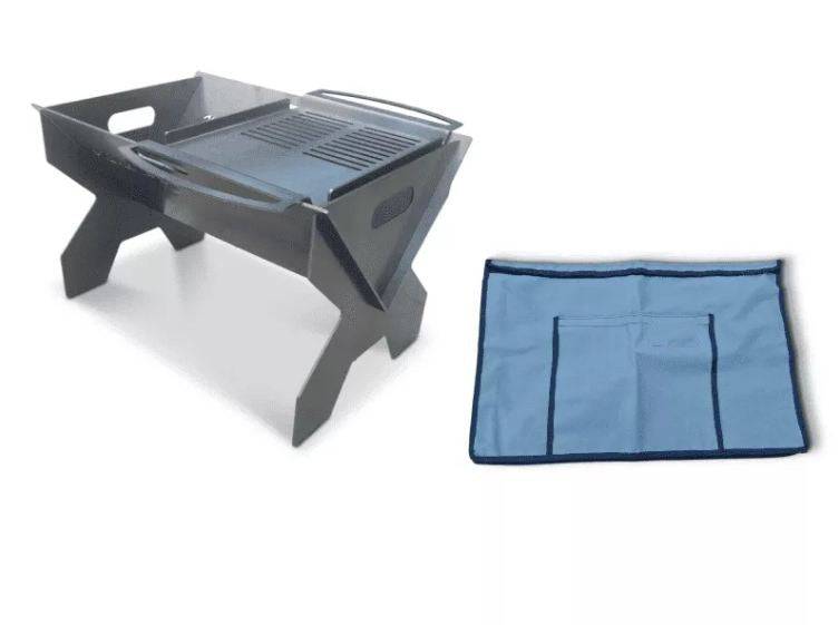 Steel Fire Pit with Storage Bag (PRE ORDER) - OZI4X4 PTY LTD