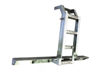 Black Canopy Rear Ladder + Platform Step - OZI4X4 PTY LTD