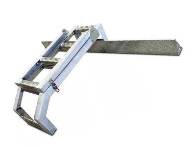 Raw Canopy Rear Ladder + Platform Step - OZI4X4 PTY LTD