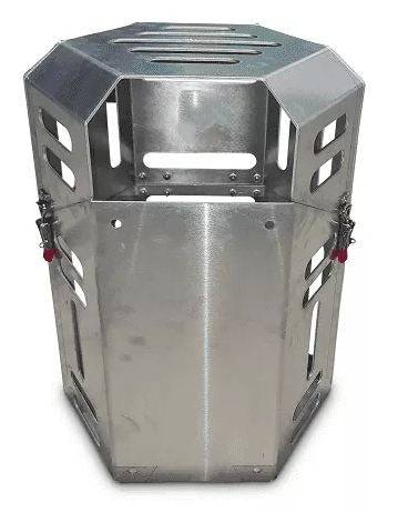 Enclosed Aluminium 4.5KG Gas Bottle Holder (PRE ORDER) - OZI4X4 PTY LTD