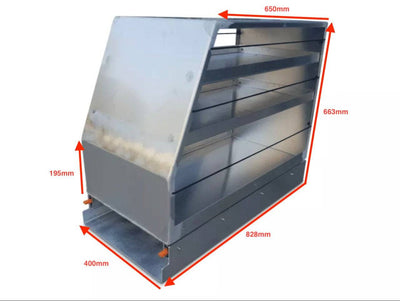 400 PANTRY SLIDE OUT DRAW 828(L) x 400(W) x 66 (H) - OZI4X4 PTY LTD