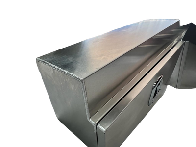 Under Body Tool Box Raw Aluminium 750HDS - OZI4X4 PTY LTD