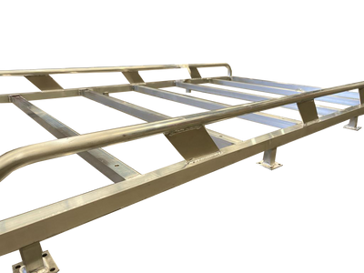 2275MM Tradesman Canopy Ladder-Rack Raw (Universal) - OZI4X4 PTY LTD