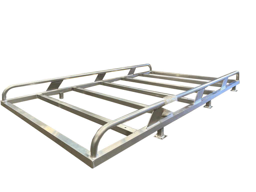 2275MM Tradesman Canopy Ladder-Rack Raw (Universal) - OZI4X4 PTY LTD