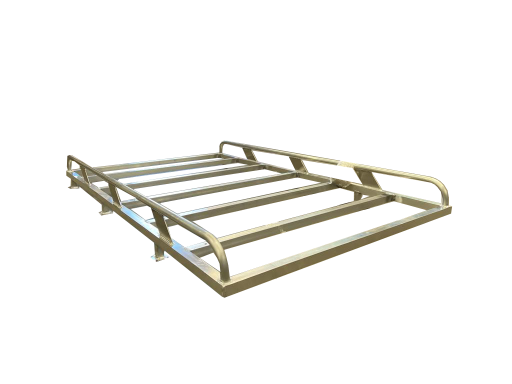 2275MM Tradesman Canopy Ladder-Rack Raw (Universal) - OZI4X4 PTY LTD