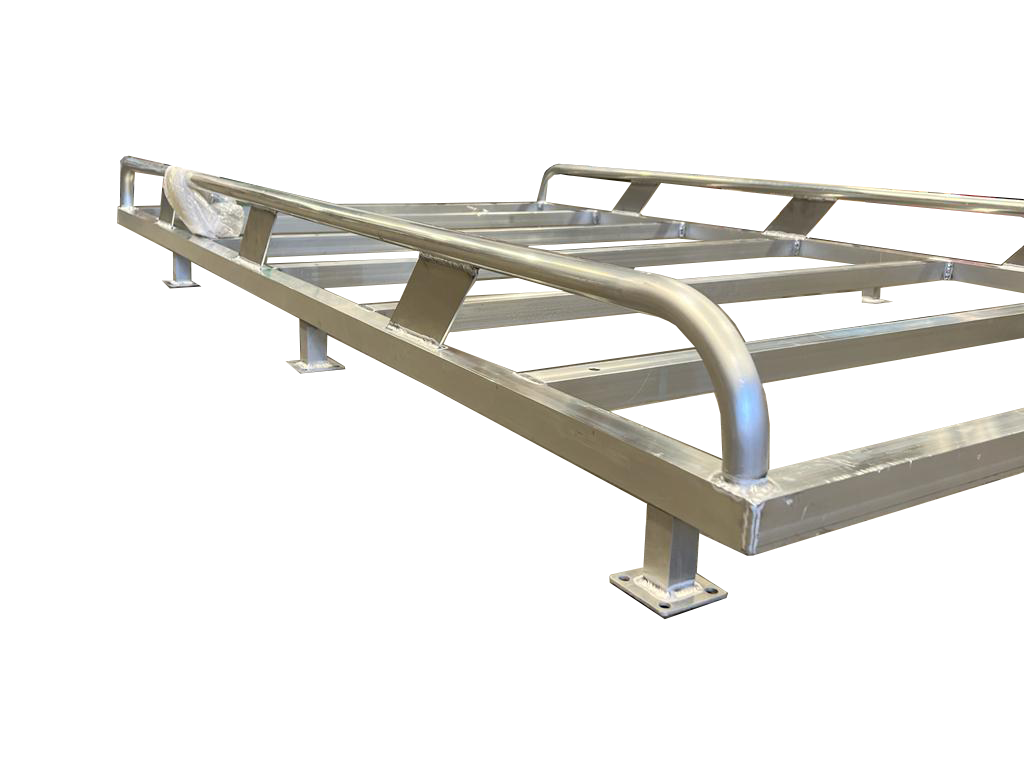 2275MM Tradesman Canopy Ladder-Rack Raw (Universal) - OZI4X4 PTY LTD