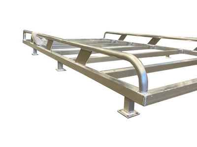 2275MM Tradesman Canopy Ladder-Rack Raw (Universal) - OZI4X4 PTY LTD