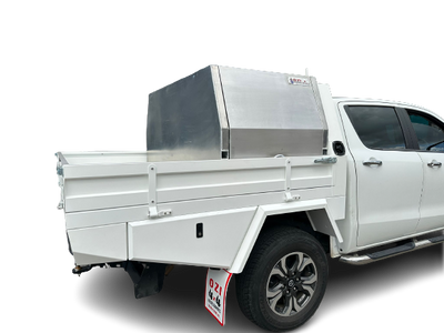 Premium 1900 Aluminium Tray Includes Water Tank Dual Cab White - OZI4X4 PTY LTD