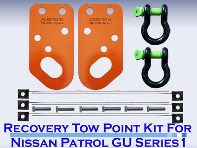 Recovery Tow Points Kit Suits Nissan Patrol GQ Series 1 (Pair) (Online only)