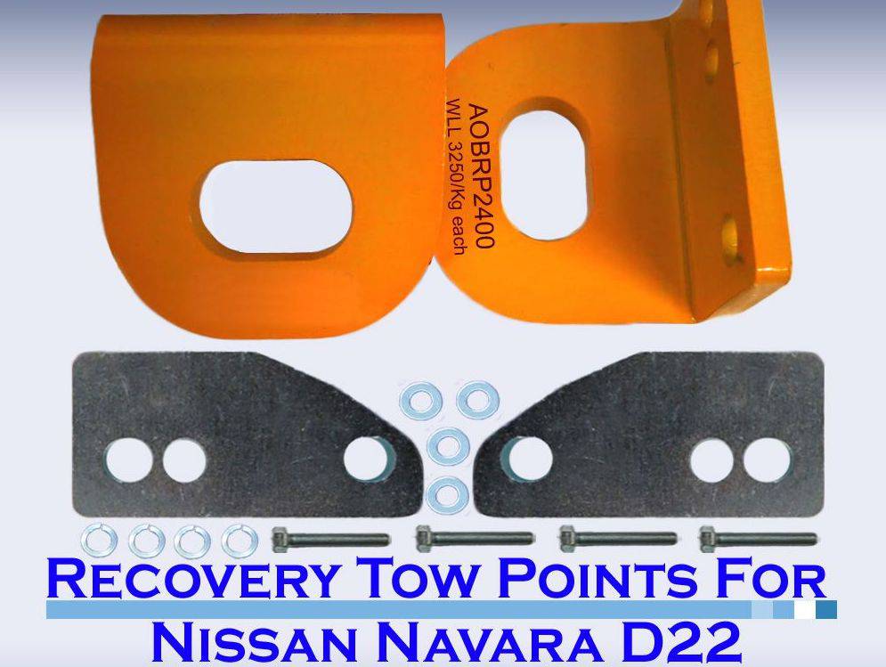 Recovery Tow Points 2400 Suits Nissan Navara D22 (Online Only)