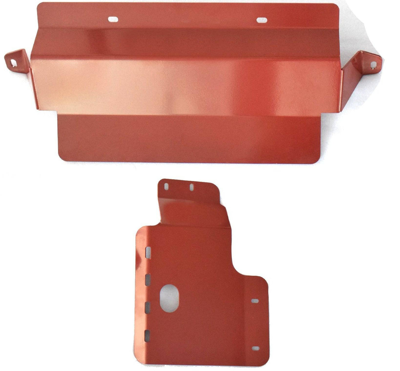 Red Bash Plate Suitable for Toyota Land Cruiser 79,78,76 Series 4mm 2 pcs Red - OZI4X4 PTY LTD