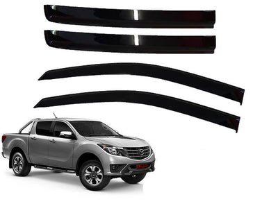 Weather Shields Window Visors 4 pcs Suits Mazda BT50 2011-2020