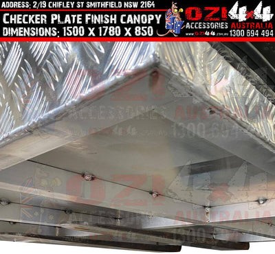 Premium 1500 Canopy Checker Plate (Jack off Compatible) - OZI4X4 PTY LTD
