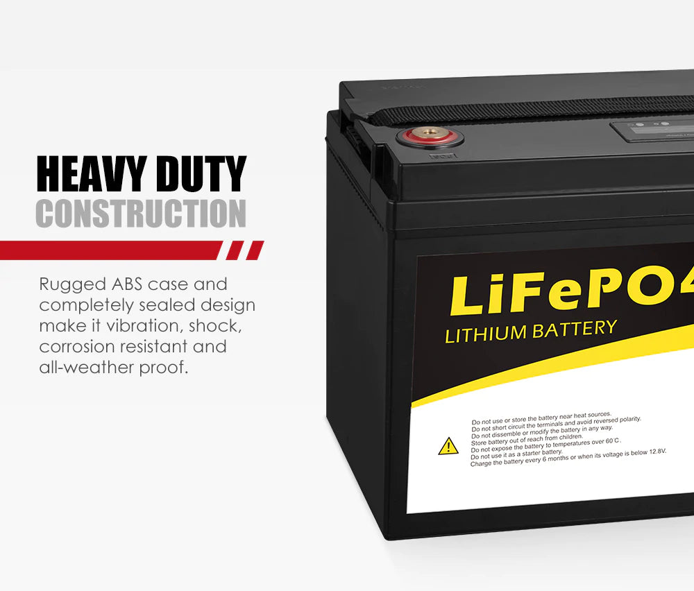 12V 100Ah Lithium LiFePO4 Battery (Online Only)