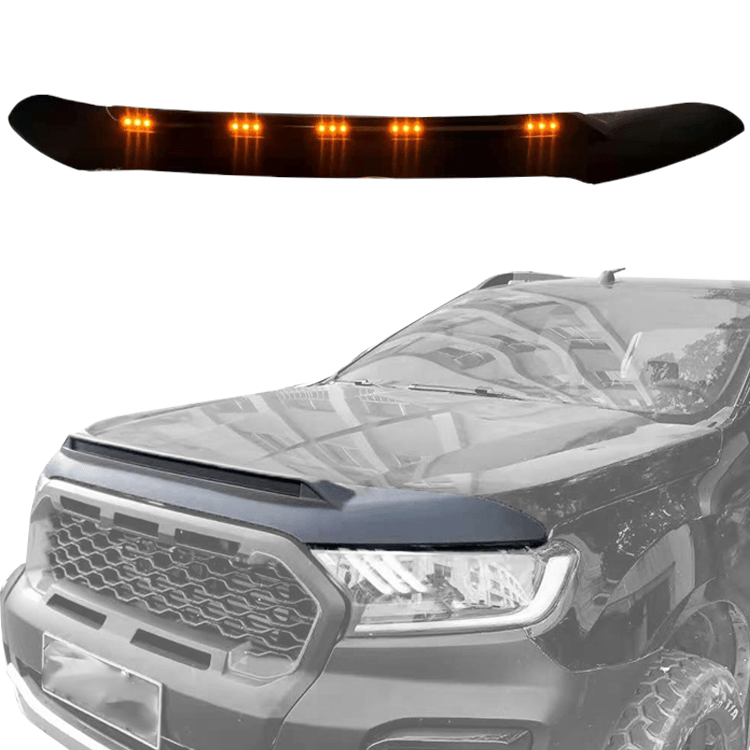 Bonnet Guard with Light Suits Ford Ranger 2015-2021