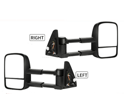 Extendable Towing Mirror Suits Toyota Hilux 2015-2022 (Non Blinker)