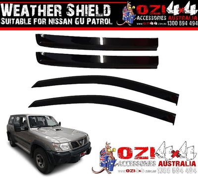 Weather Shields suits Nissan Patrol GU 1998-2004 (Online Only)
