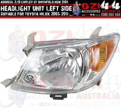 OEM Headlight Suits Toyota Hilux SR & SR5 2005-2011 Passenger Side