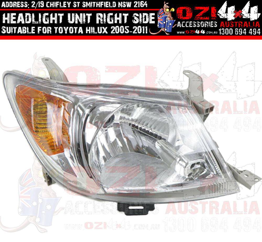 OEM Headlight Suits Toyota Hilux SR & SR5 2005-2011 Driver Side